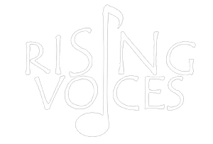 Rising Voices Logo White